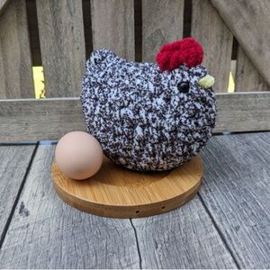 Handmade Speckled Chicken with Red Comb